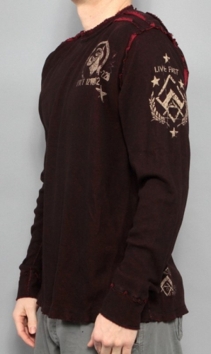 Двусторонняя термалка Affliction Double Cross Reversible Thermal оригінал